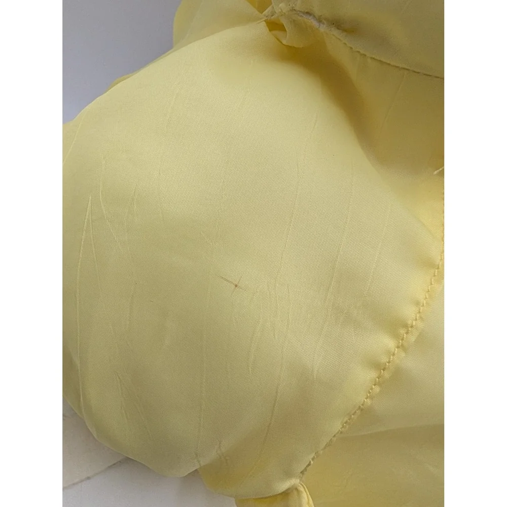 Fisher Price Puffalump Plush Cat Yellow 1986 8002 Stuffed Animal Toy No Dress